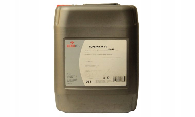 Orlen Superol M CC 15W40 MILVUS 20l 18kg