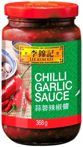 

Sos chili z czosnkiem, pikantny 368g Lee Kum Kee