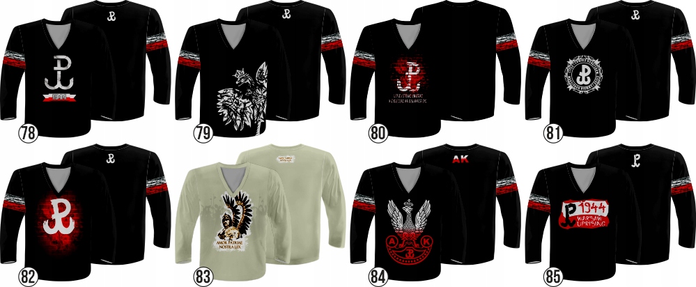 BLUZA HOKEJOWA NA KURTKĘ RÓŻNE WZORY Typ bluza