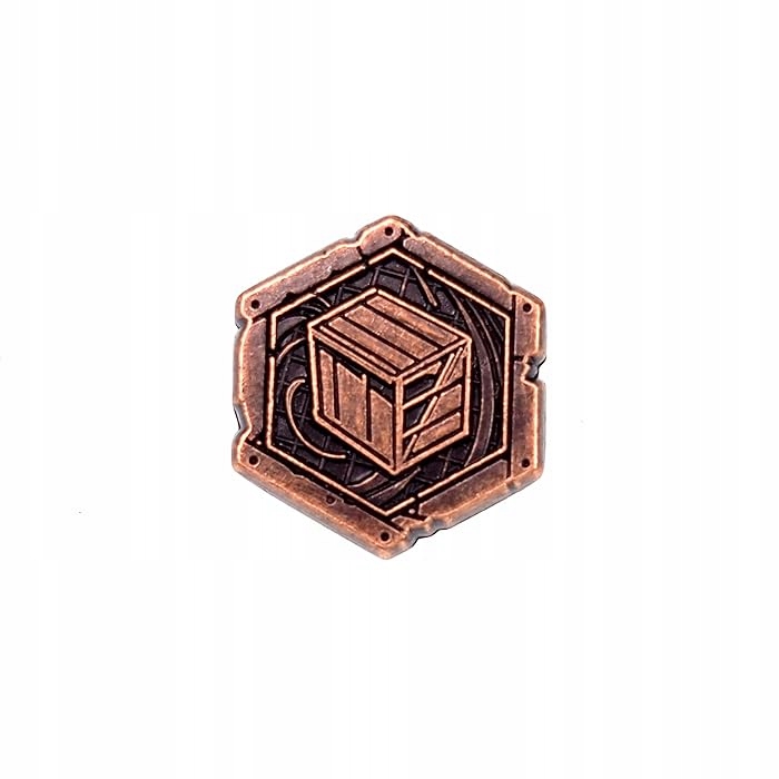 ZASOBY RESOURCES 1 METALOWA MONETA ZAMIENNIK DO ARKHAM HORROR 1 SZT Producent RGFK