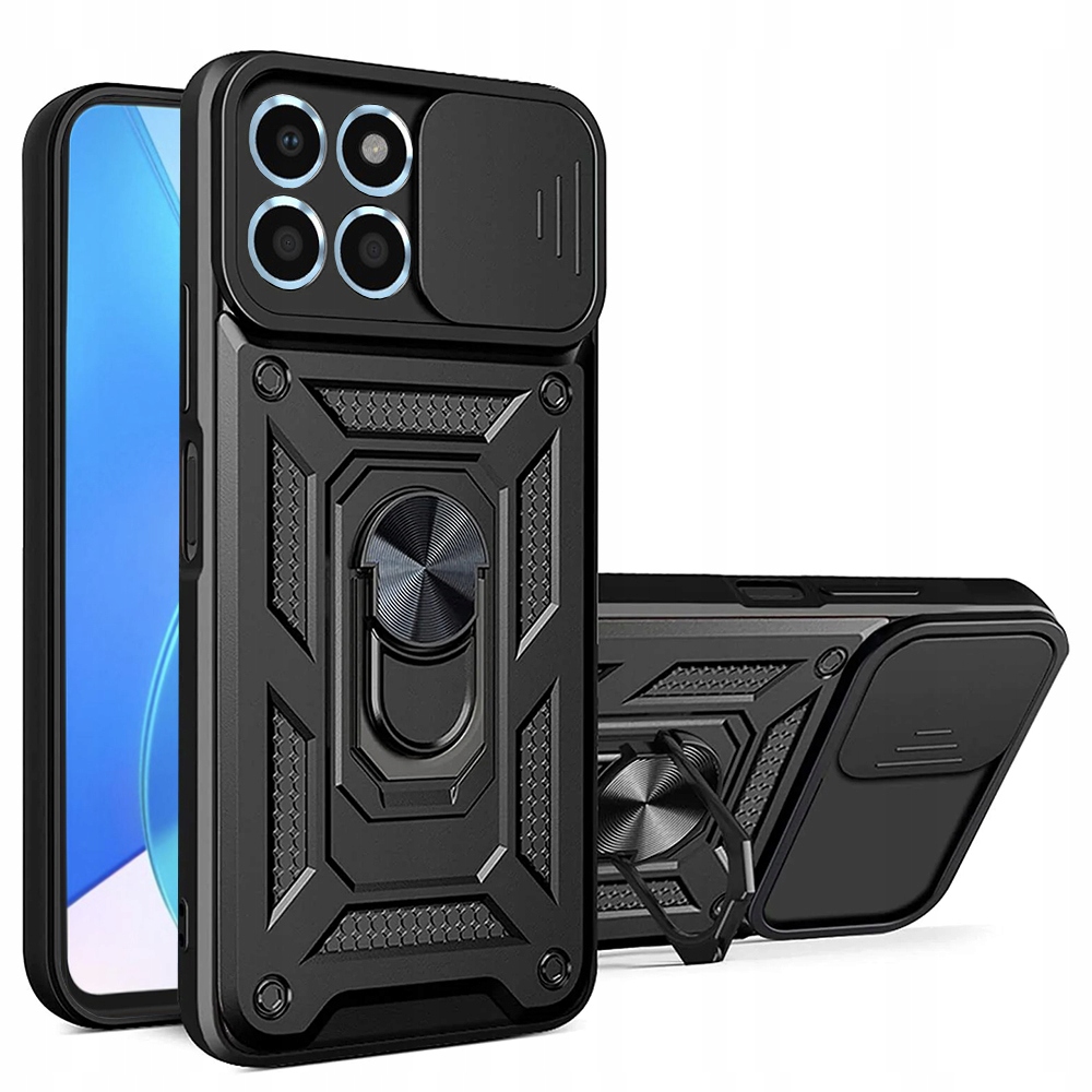 Techsuit CamShield Series etui do Honor X6 X8 5G 70 Lite – czarne