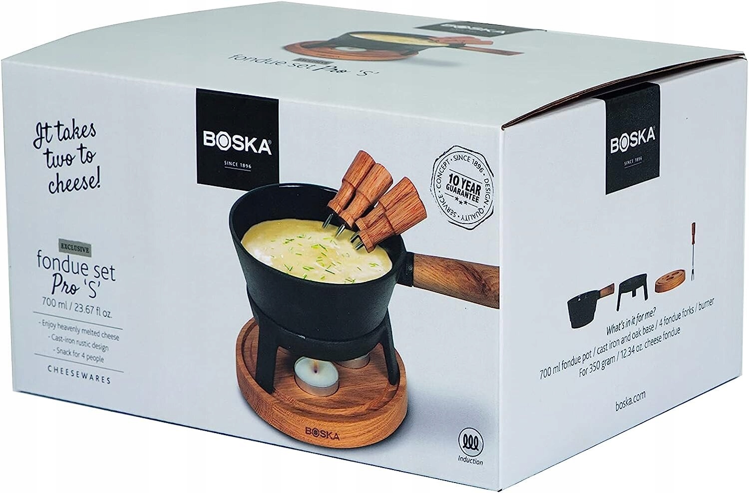 Zestaw do fondue BOSKA PRO S Czarny 0.7L Marka Boska