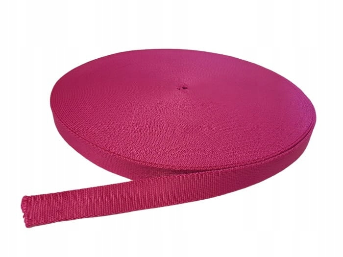 

Taśma Nośna Polipropylenowa 20mm/2mm 5mb fuksja
