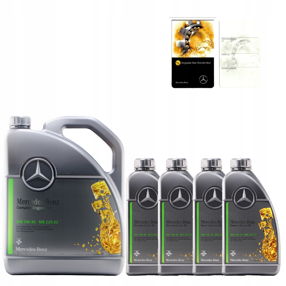 Olej 5W30 9L Mercedes Mb 229.52 5W-30 Mercedes Oe