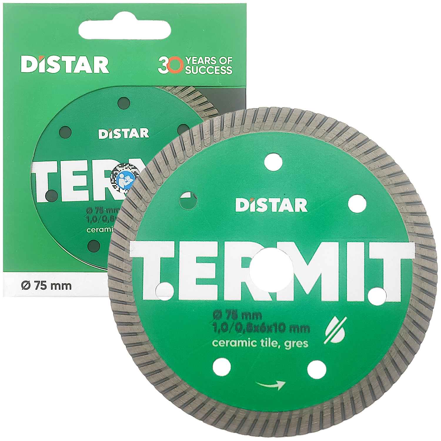 Diamantový kotouč na keramiku, gres 75 x 10 mm Distar Termit