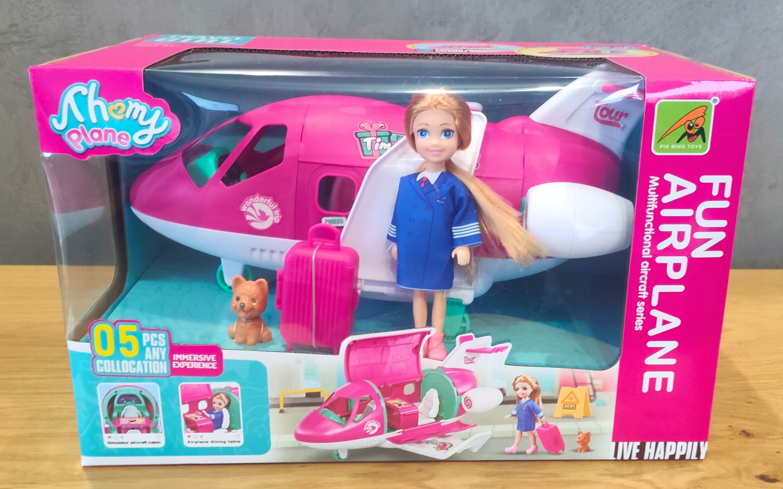 MEGA DUŻY ZESTAW SAMOLOT DLA LALEK AKCESORIA OTWIERANA WALIZKA SZCZENIAK Certyfikaty, opinie, atesty CE EN 71