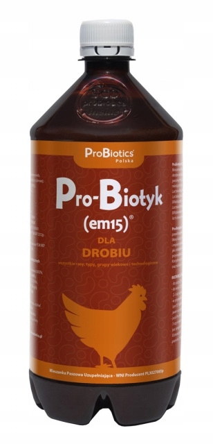

EM15 Probiotyk Dla Drobiu 1L Probio Emy ProBiotics