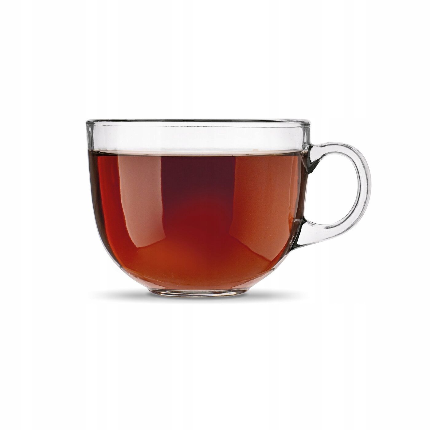 DUŻY KUBEK do kawy herbaty FILIŻANKA SZKLANA 450ml Wzór dominujący Bez wzoru