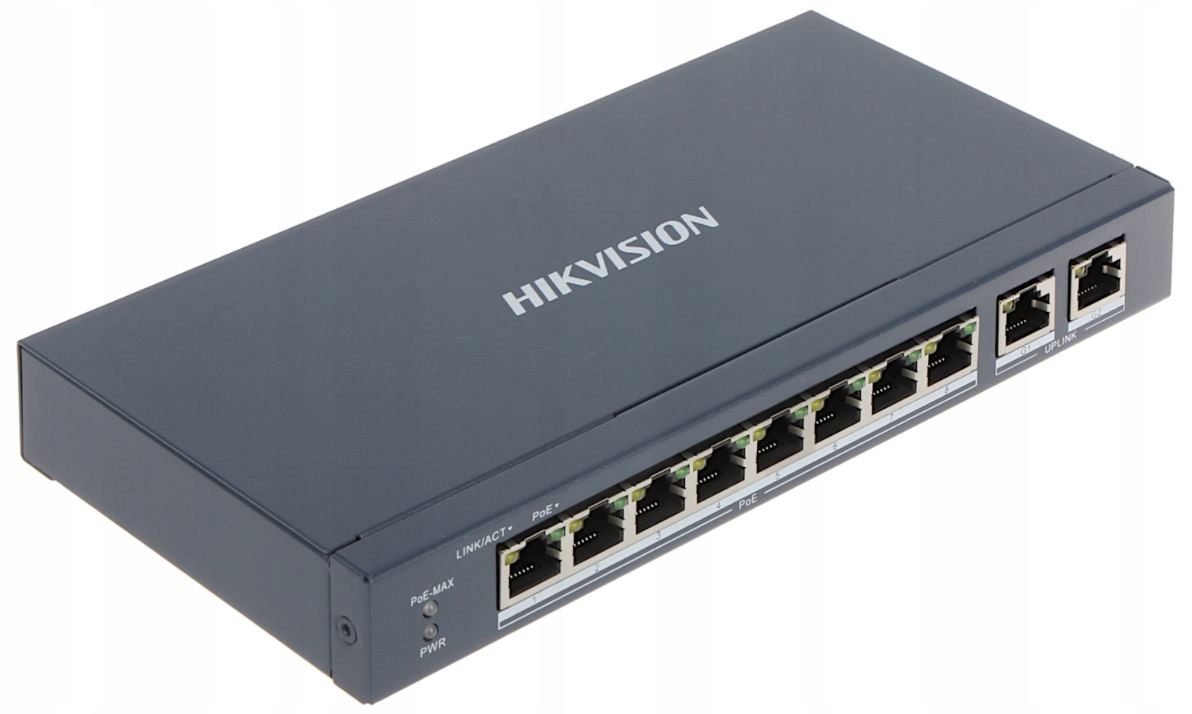 MONITORING DOMU LUB FIRMY HIKVISION ZESTAW 6 KAMER Model NVR-8CH-POE+HWI-B140H(x4)+1TB