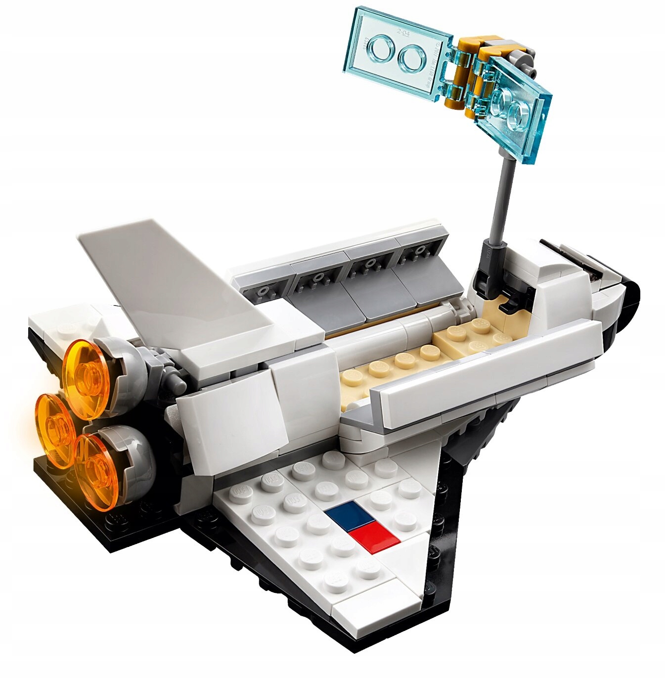 KLOCKI LEGO Creator STATEK KOSMICZNY Prom SAMOLOT Rakietka 3 w 1 KOSMOS Wiek dziecka 6 lat +