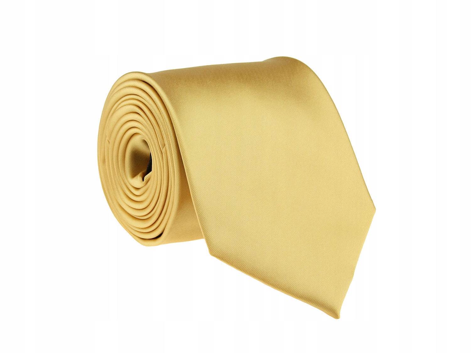 

Klasyczny Gładki Szeroki Męski Krawat 8 cm Złoty