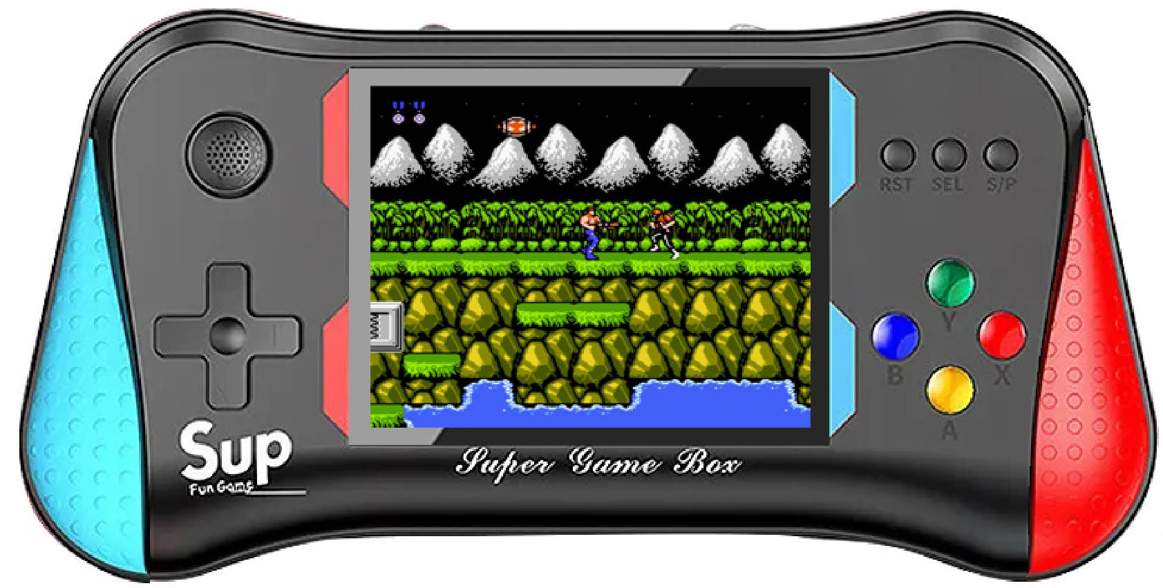 KONSOLA PRZENOŚNA DO GIER 500 GIER RETRO TV PAD MINI GRA TELEWIZYJNA 2XPAD Model X7M DOUBLE SPREEST