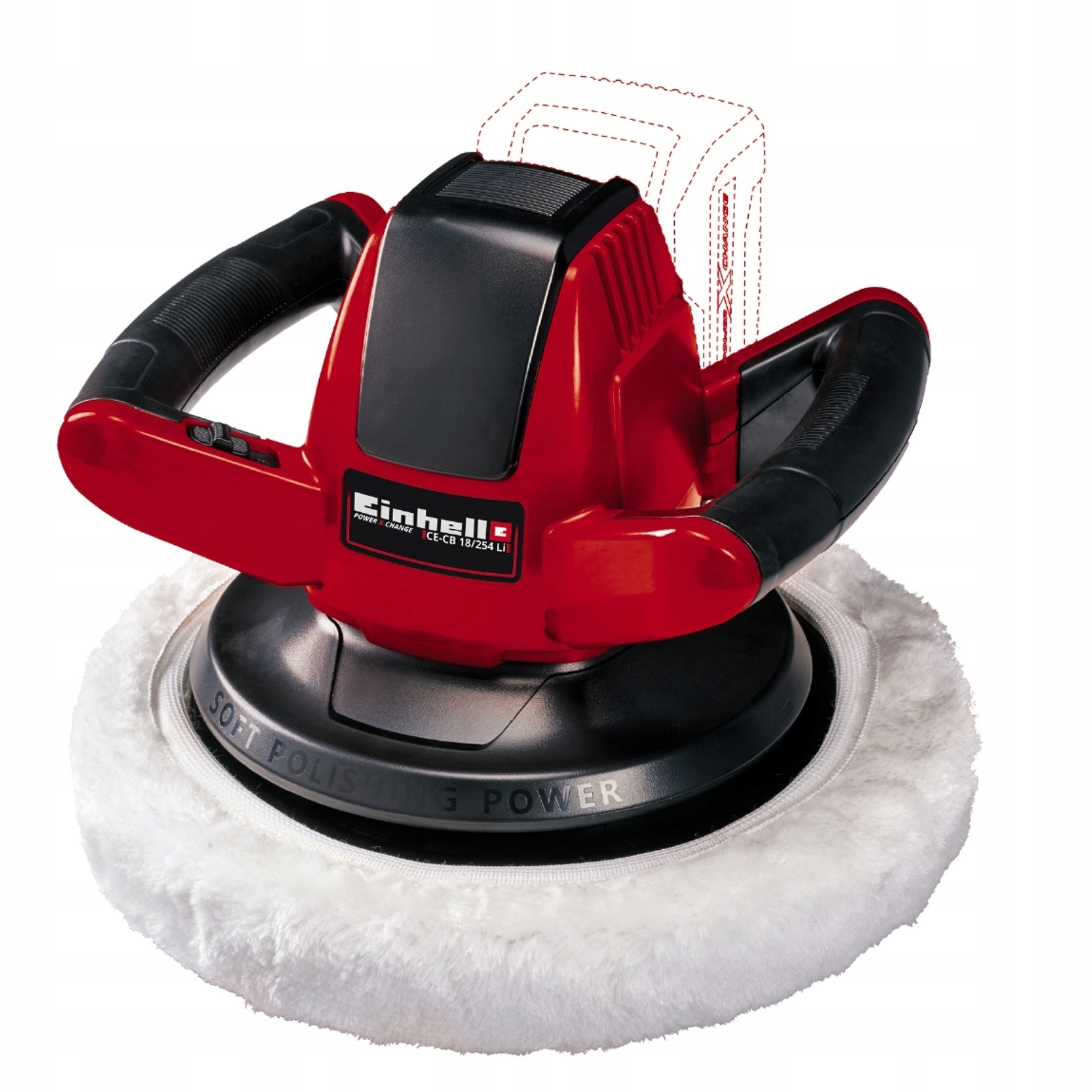 Einhell Aku Leštička Ce-cb 18/254 Li-Solo 2093301