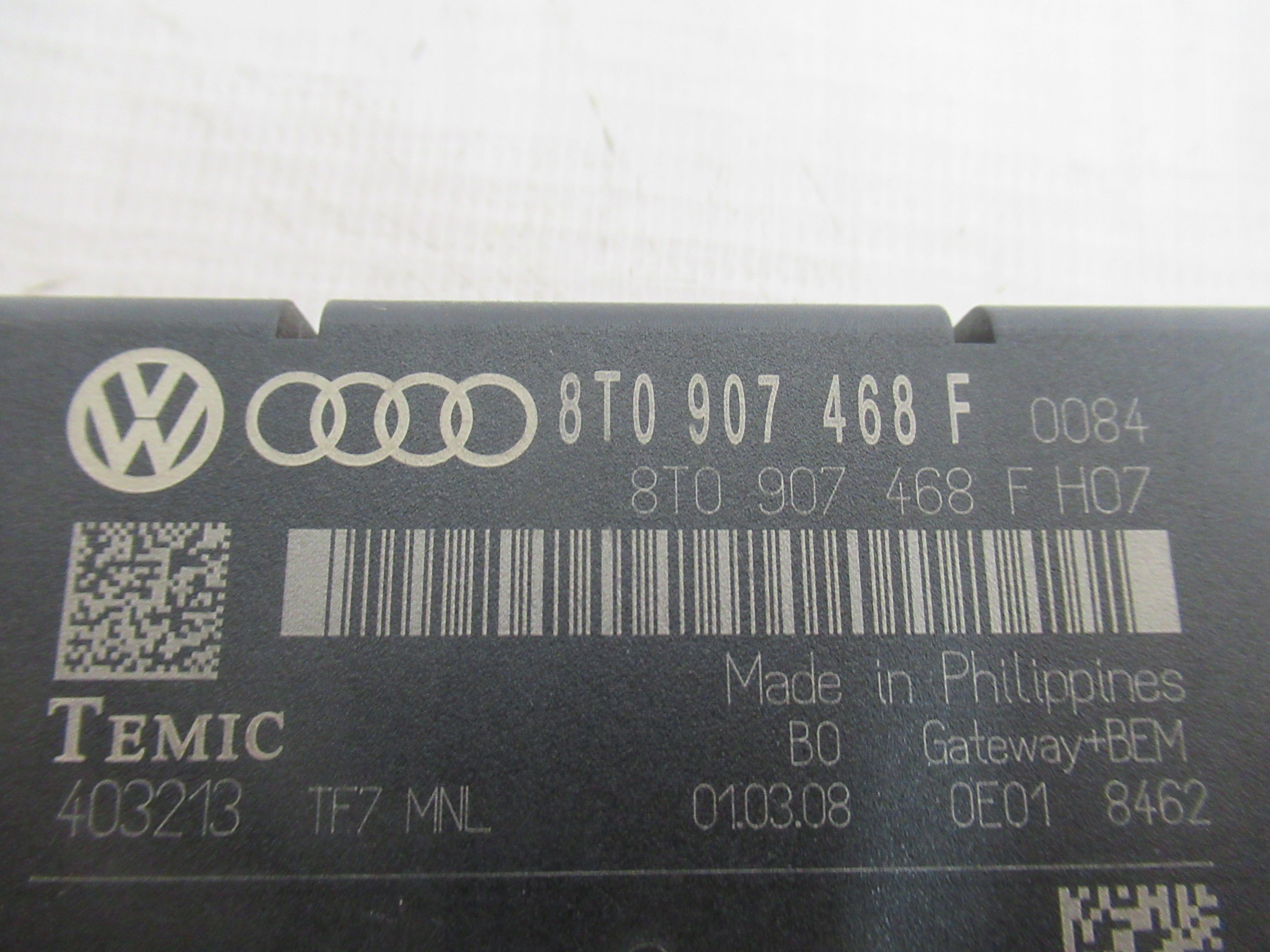 module control unit GATEWAY 8T0907468F AUDI A4