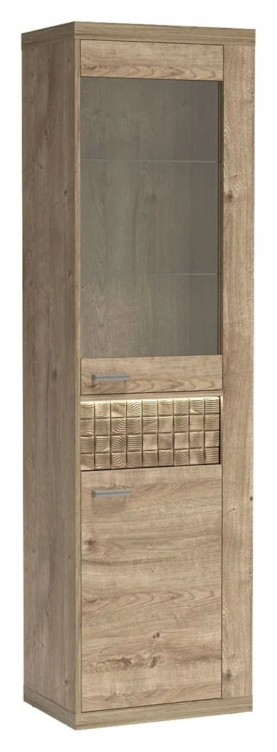 Witryna w stylu boho NATURAL N-4 Kratka