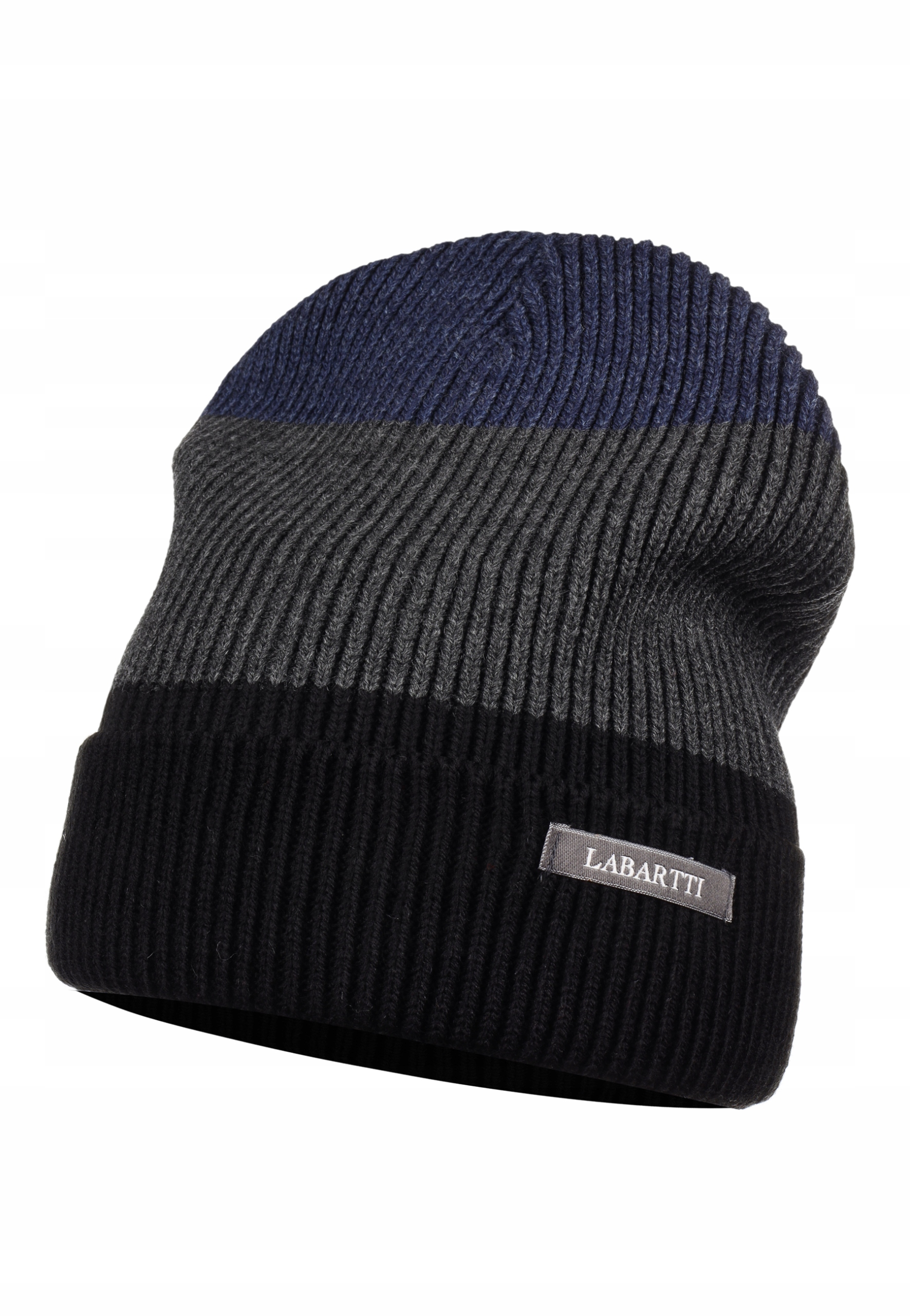 

Labartti Czapka Męska Beanie Wywijana Jesień Zima