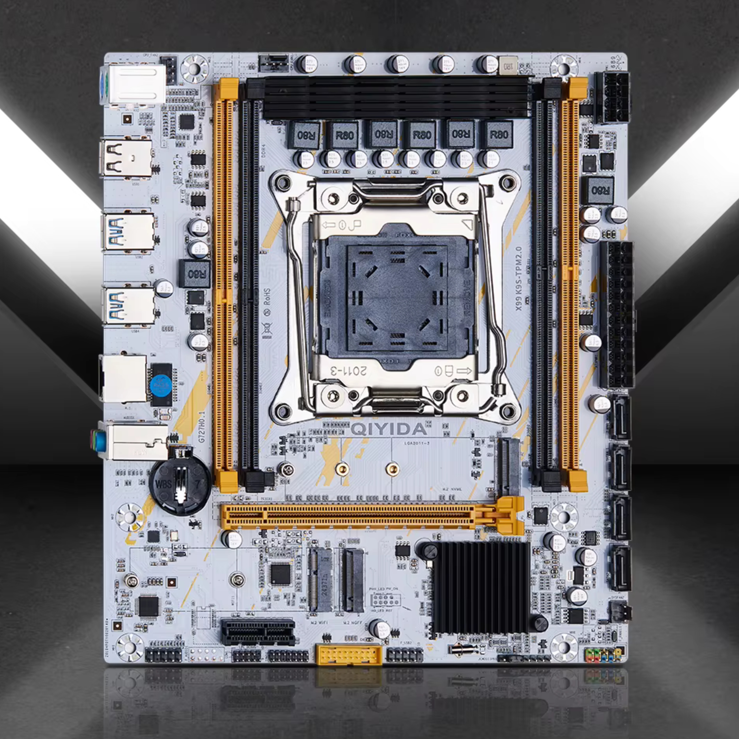 Základní deska Qiyida x99 K9S LGA2011-3 Xeon E5 DDR4 Ecc Gaming Server