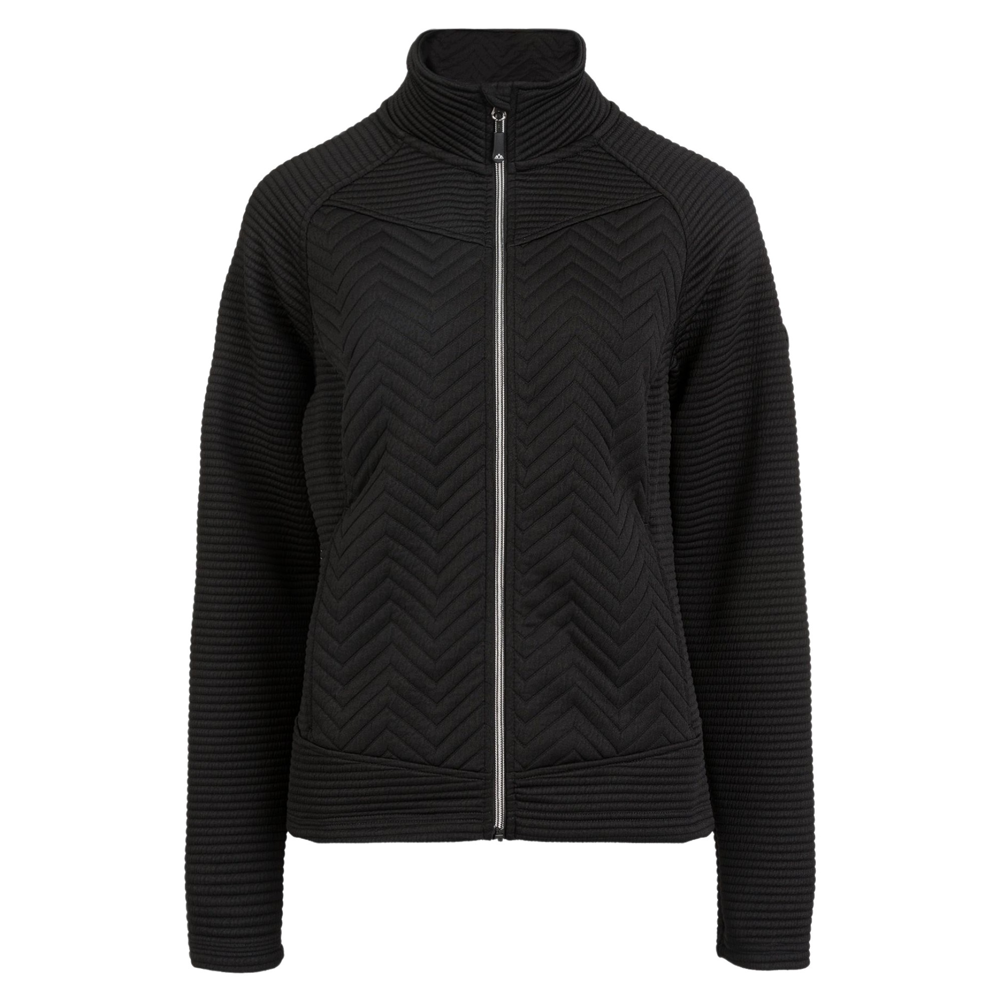 Bluza damska Kadva Alpina Wmns czarny Wysoka Stójka Pełny Zamek XL