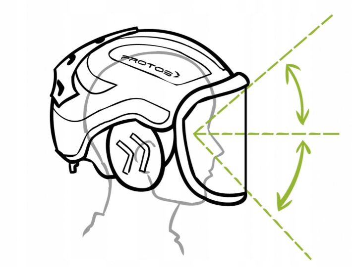 Kask / Hełm ochronny dla pilarza PROTOS INTEGRAL Marka Protos