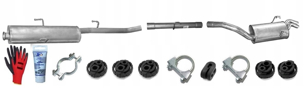 Citroen Jumpy 1.9 Td 66-68 kW (1995-2001) Lwb Tlumiče sada+bonus