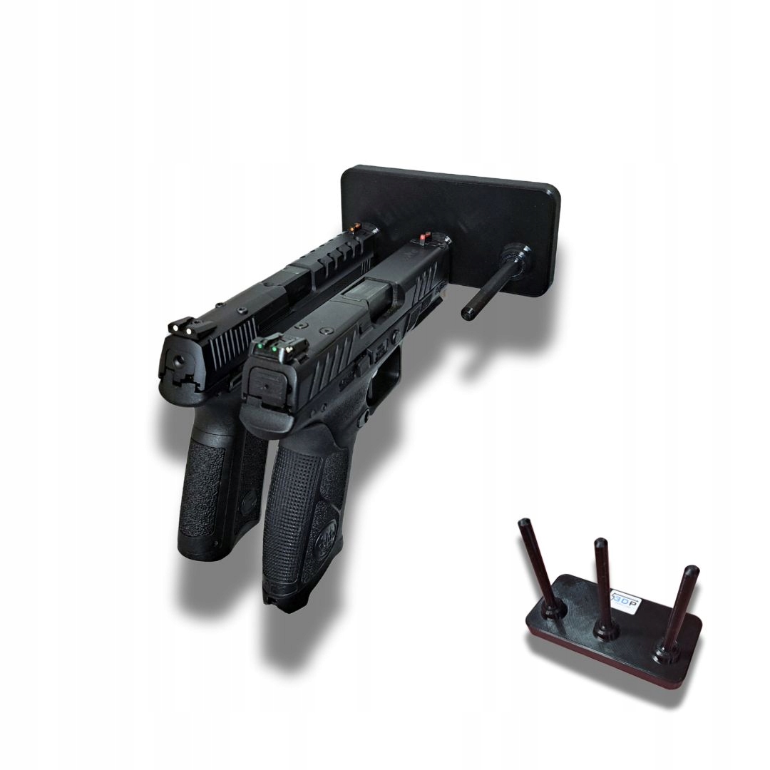 Magnetický držák na 3 pistole pro skříň S1 Dolufový 9 mm nebo libovolný
