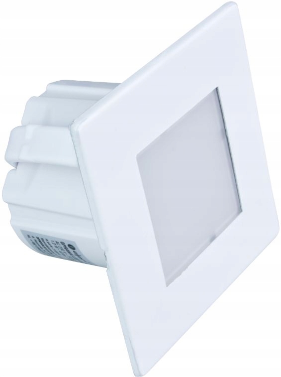 

Lampka schodowa Led 230V, kwadrat, biała YCB177W
