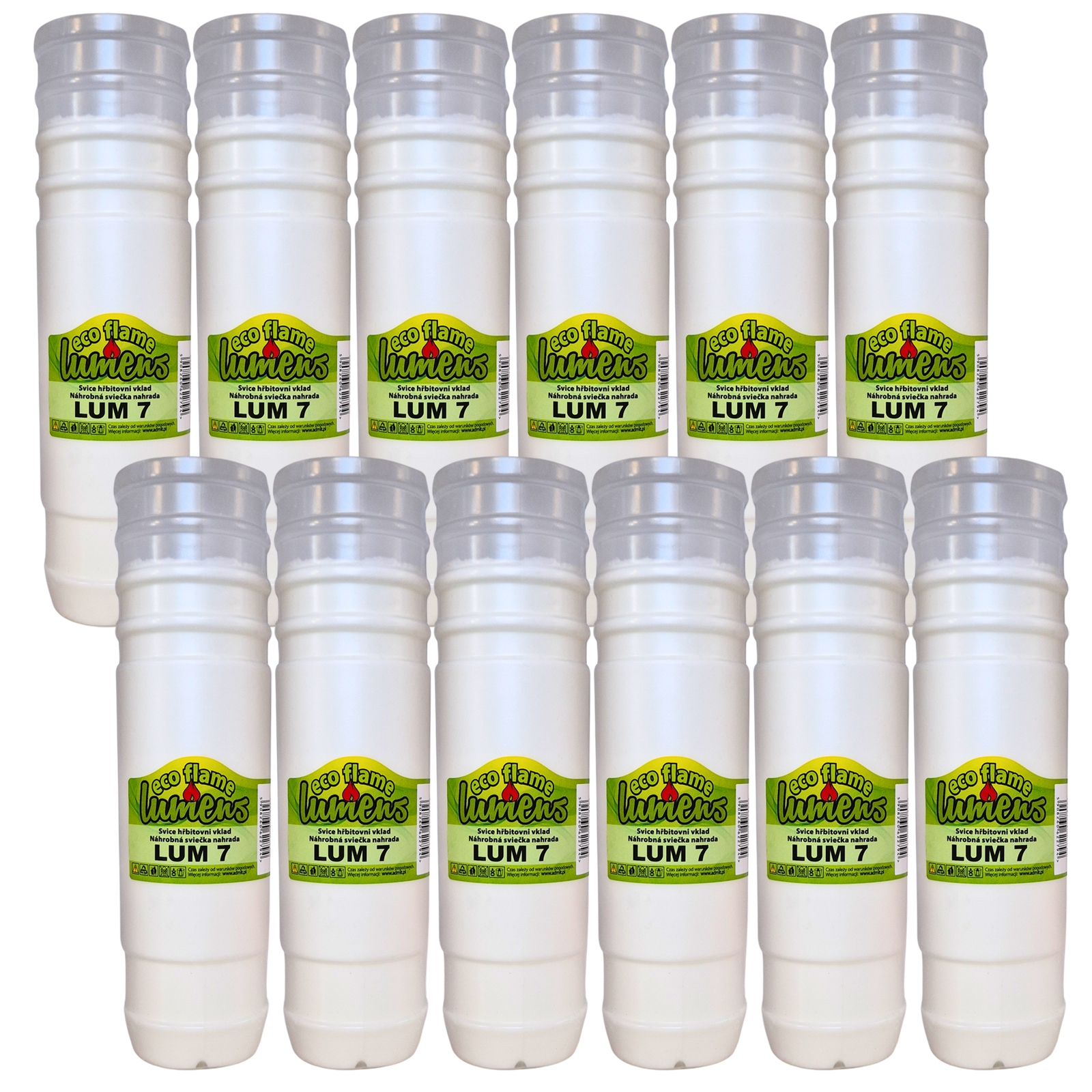 12x Wkład parafinowy Lumens - do 7 dni palenia