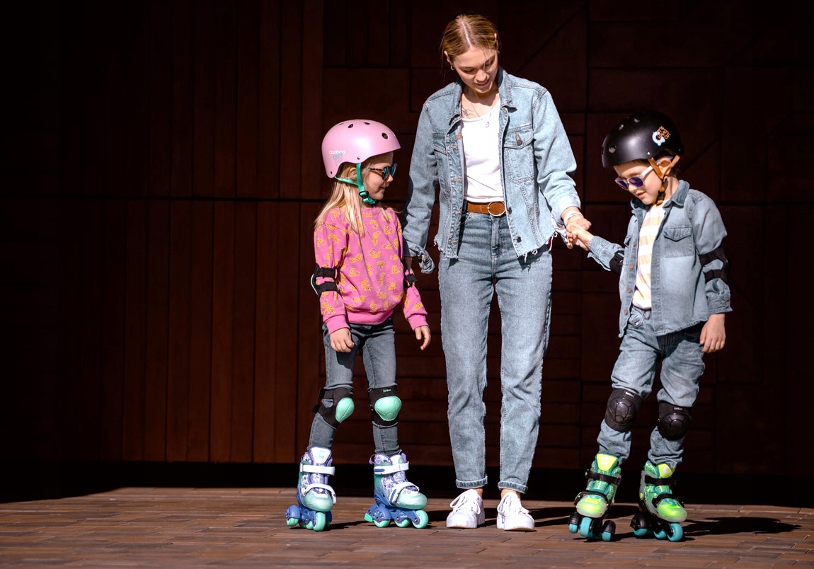 Rolki dla dzieci CARIBOO STEP 1 regulowane - 30-33 Rozmiar 30-33