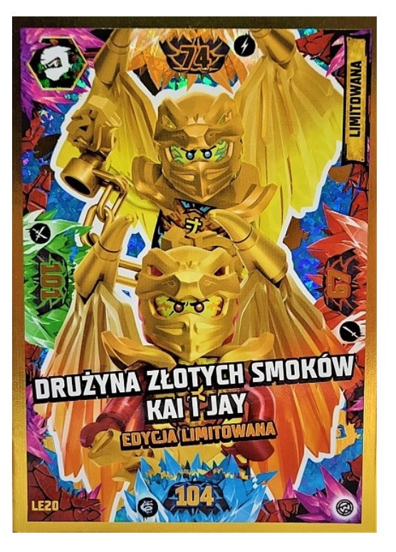 Karta Lego Ninjago Seria 8 LE20 Kai I Jay