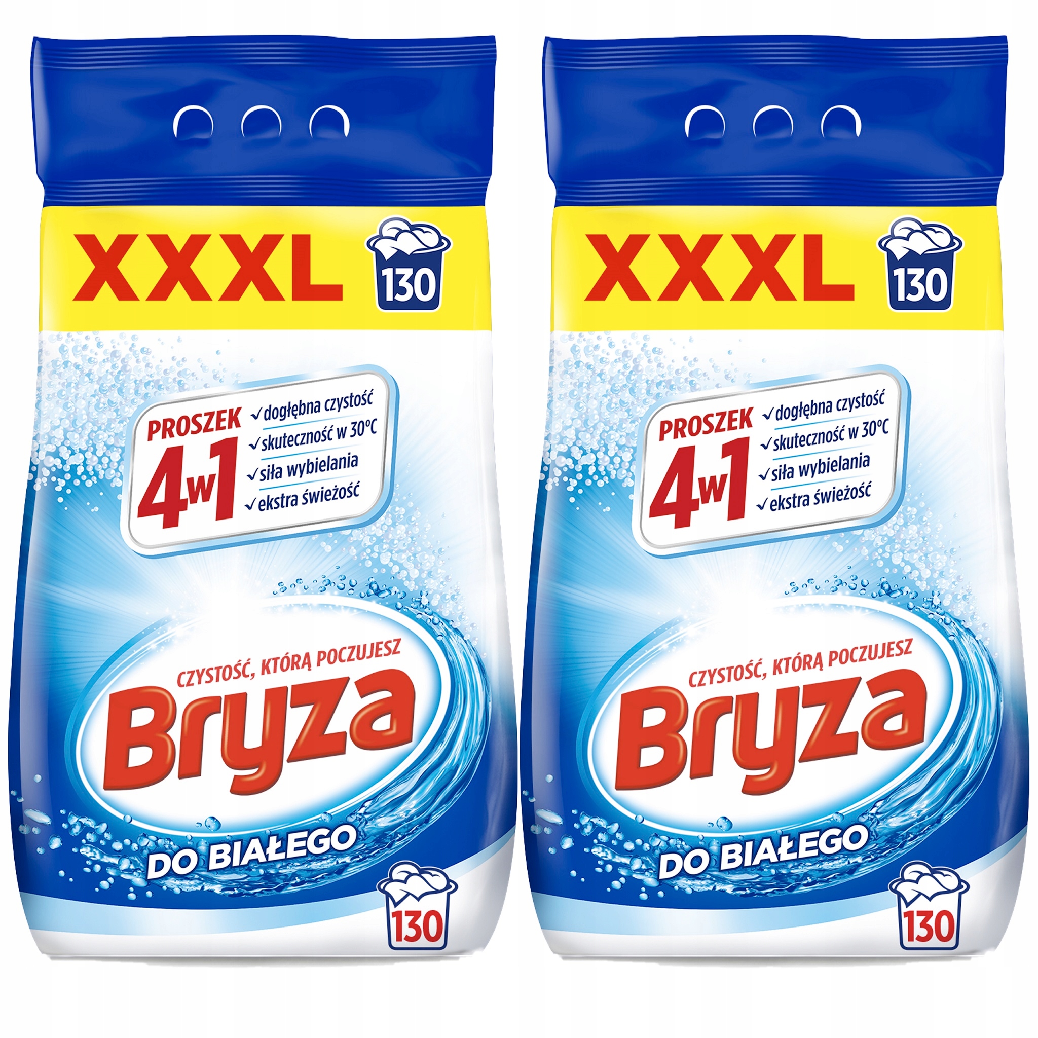 

Bryza 4w1 Proszek do prania białego 8,45kg * 2