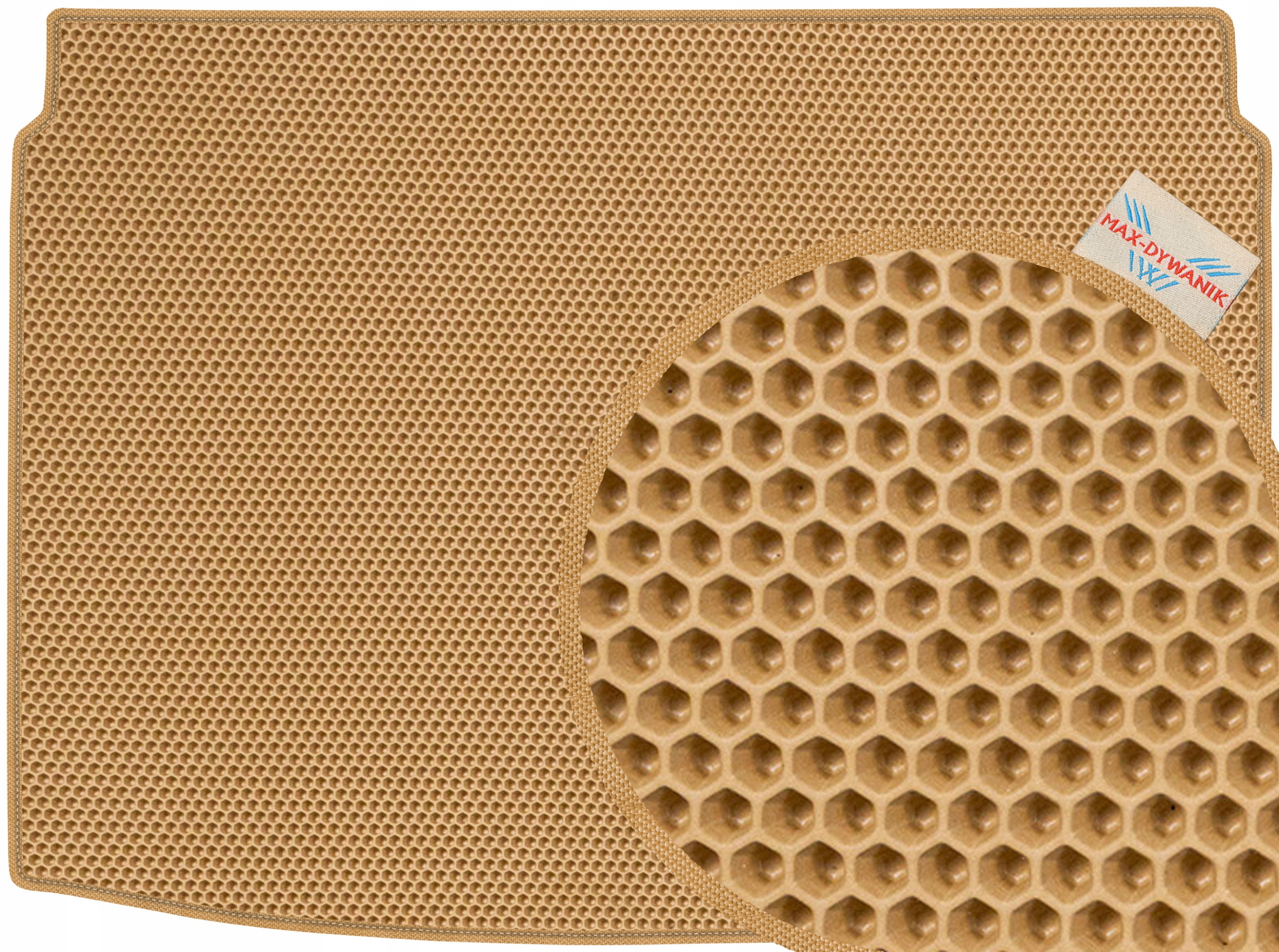 Vw Golf VII Hatchback 2012-2019 Vložka do zavazadlového prostoru Eva Honey Béžová