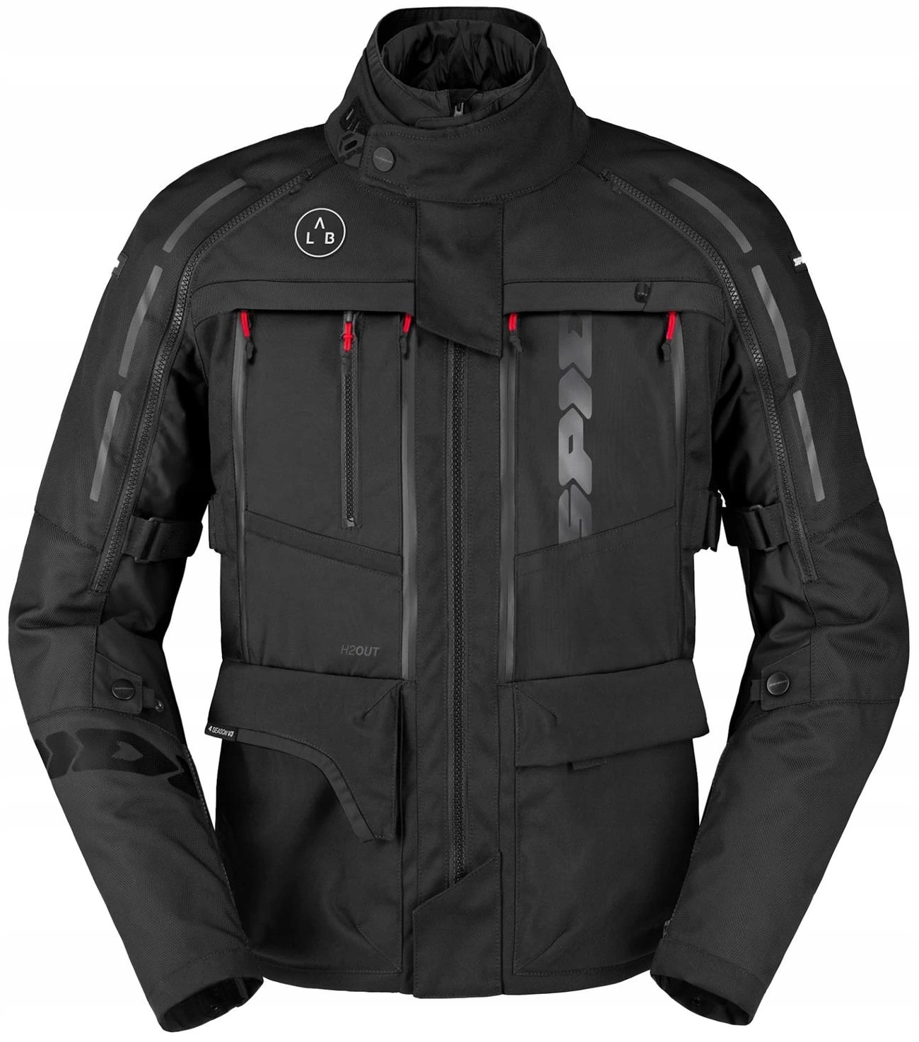 Spidi 4SEASON V3 H2OUT Čierna Motocyklová Textilná Bunda M