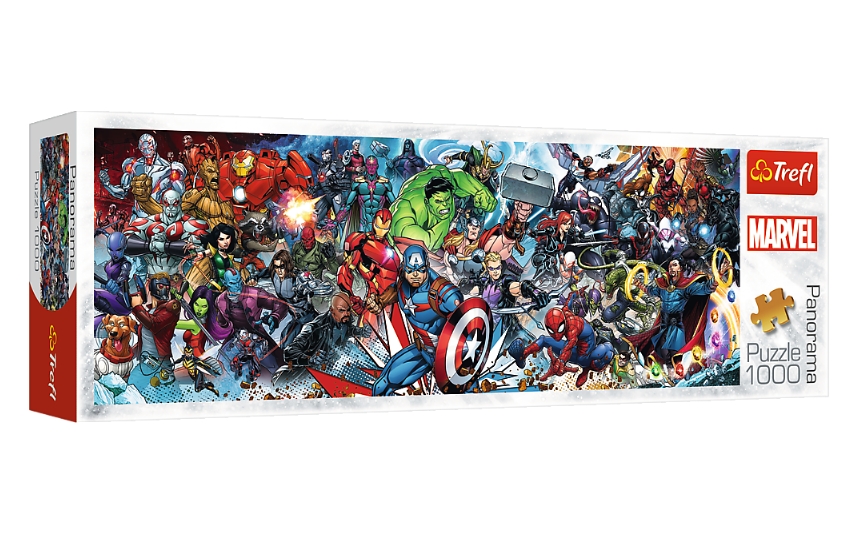 

Puzzle Panorama 1000: Dołącz do Uniwersum Marvel