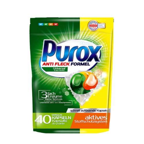 

Purox Universal Kapsułki do prania 40 sztuk