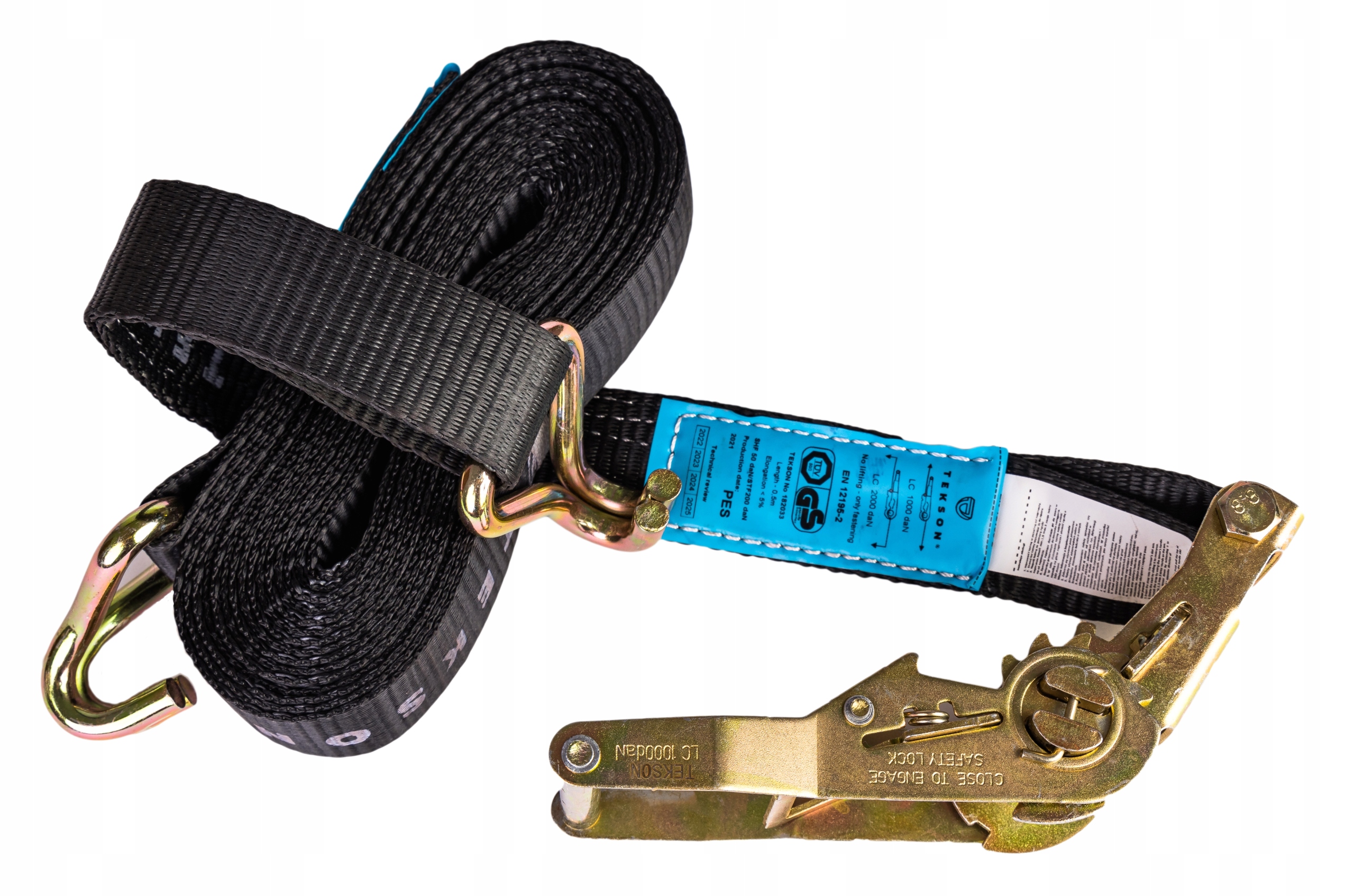 5M/25MM/1T - Транспортный ремень комплект с автоматом 5m / 25mm / 1T -