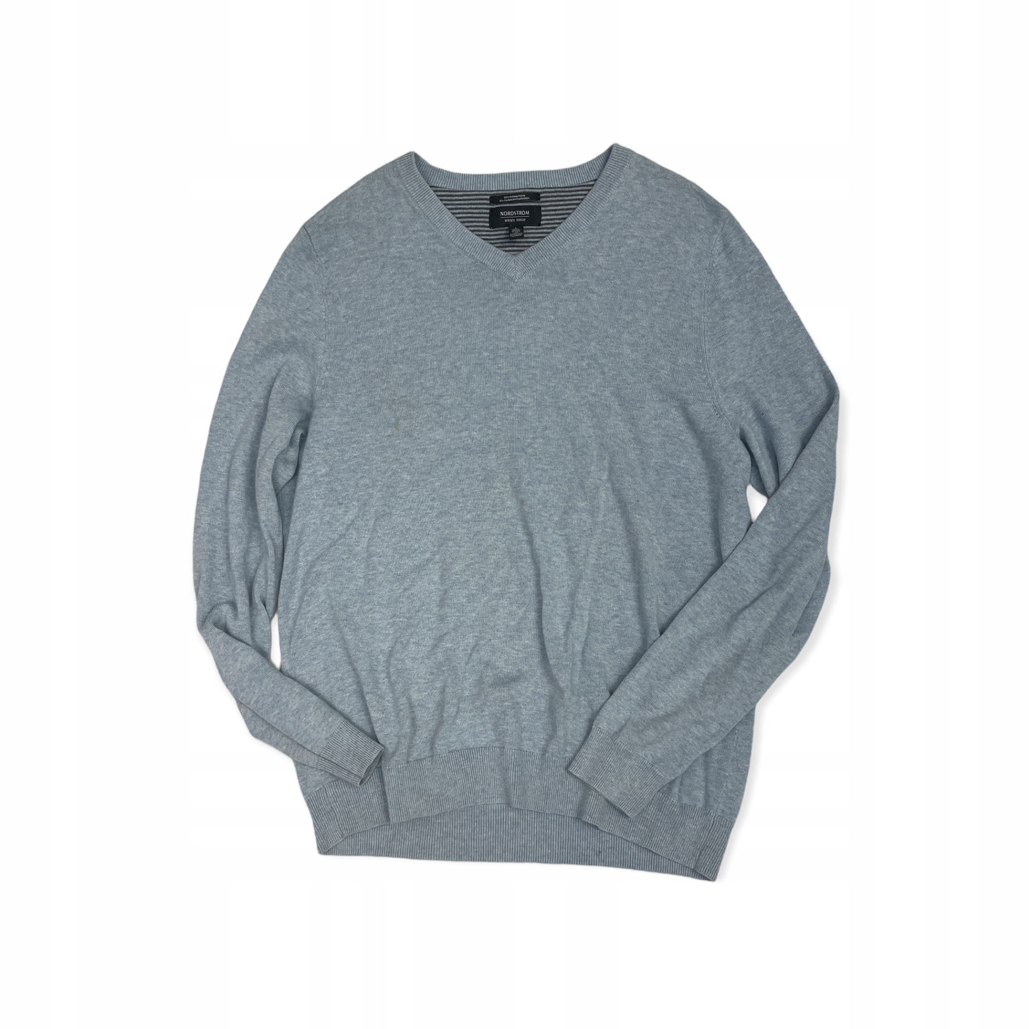 Elegancki niebieski sweter męski NORDSTROM L