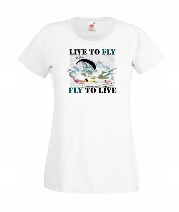 

XXL Koszulka Damska Lotnia Paralotnia Born To Fly