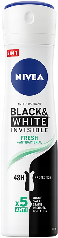 Nivea Black White Invisible Fresh Antyperspirant