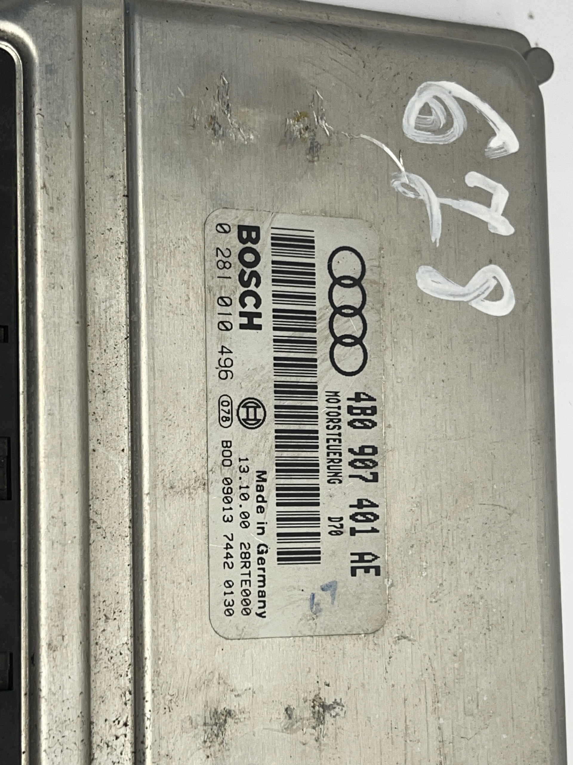 control unit of the engine 4B0907401AE AUDI A6 C5 2.5 TDI 00R