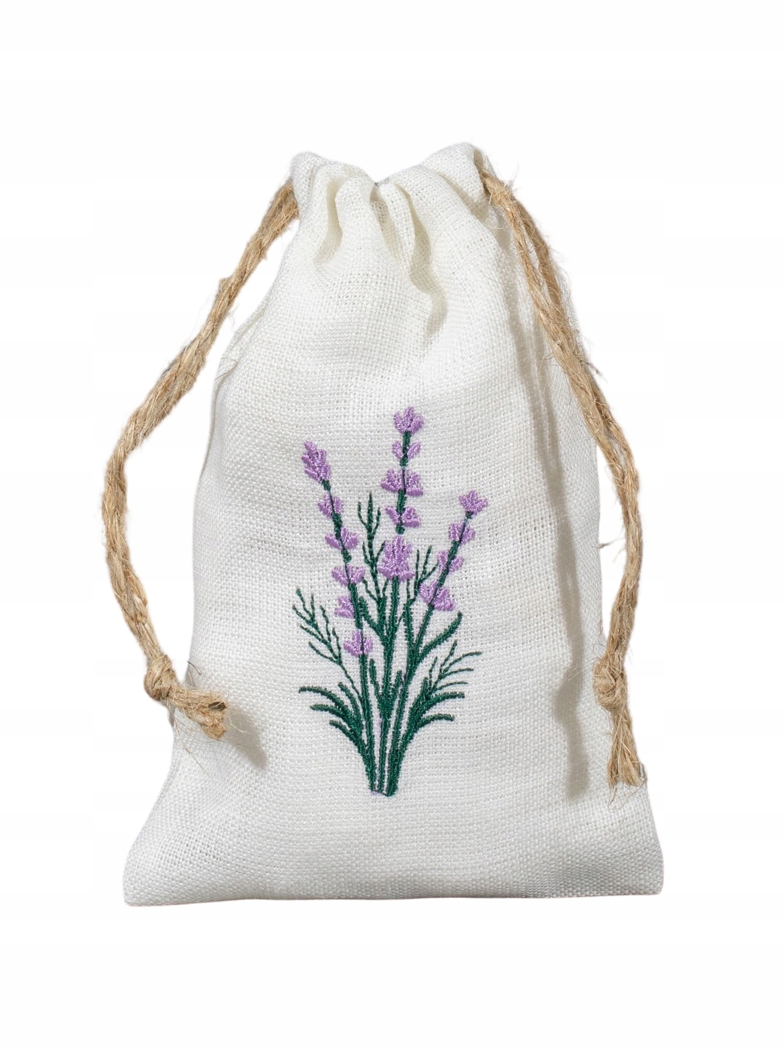 

Eco len woreczek lniany na lawendę Handmade
