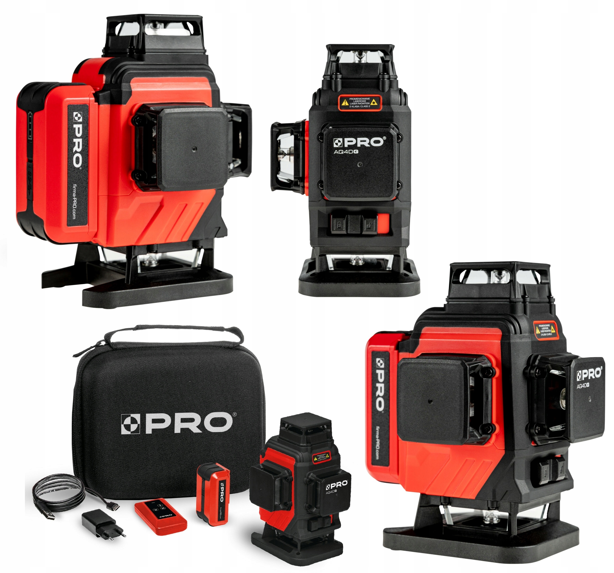 

Laser Zielony Wieloliniowy Pro 4x360st. AQ4DG