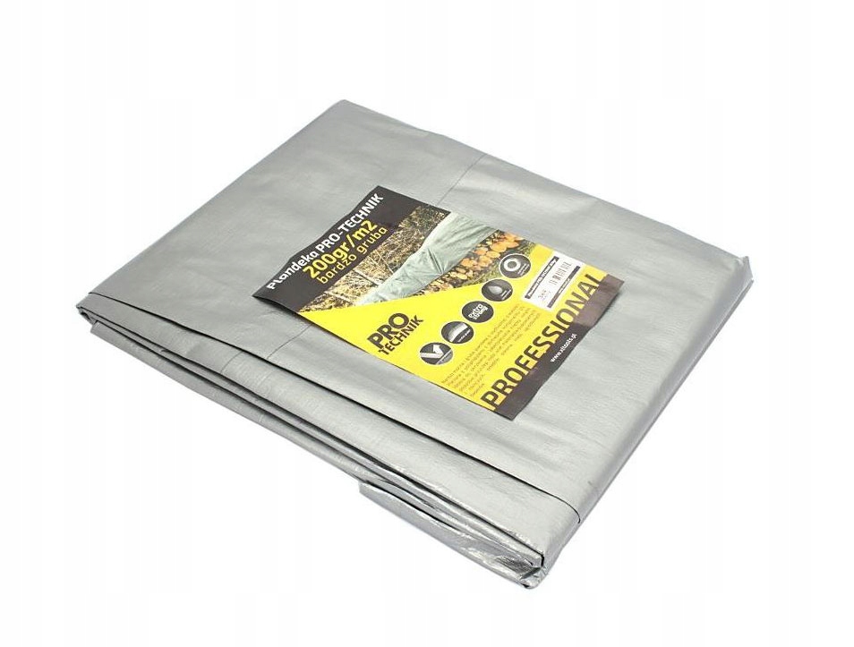 

Plandeka Pro-technik 3x 5m srebr-brązowa /200gr
