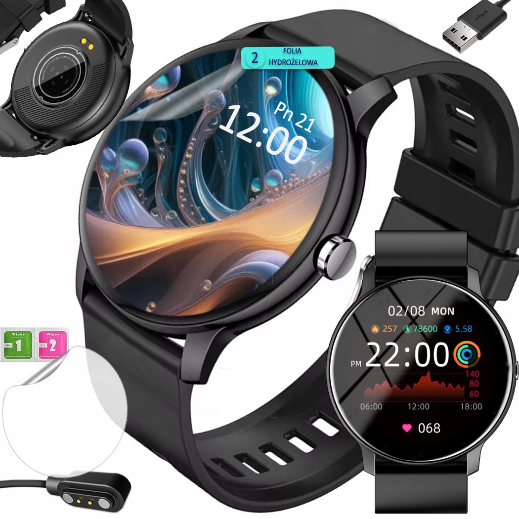 Chytré Hodinky Polské Menu Hovory Bluetoth Call Sport Chytré Hodinky Pánské