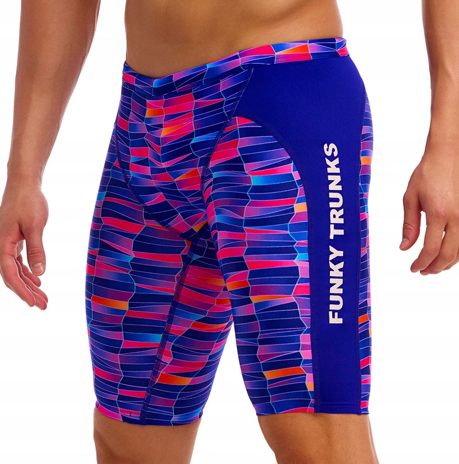 Kraťasy na plavání Jammery Funky Trunks Warped Waves Xs (UK30)