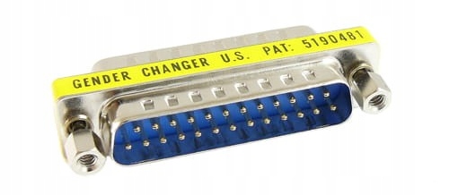Adapter wtyk D-SUB 25 na wtyk D-SUB 25