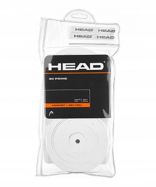 Vrchní obaly Head Prime Overgrip bílé 30 ks