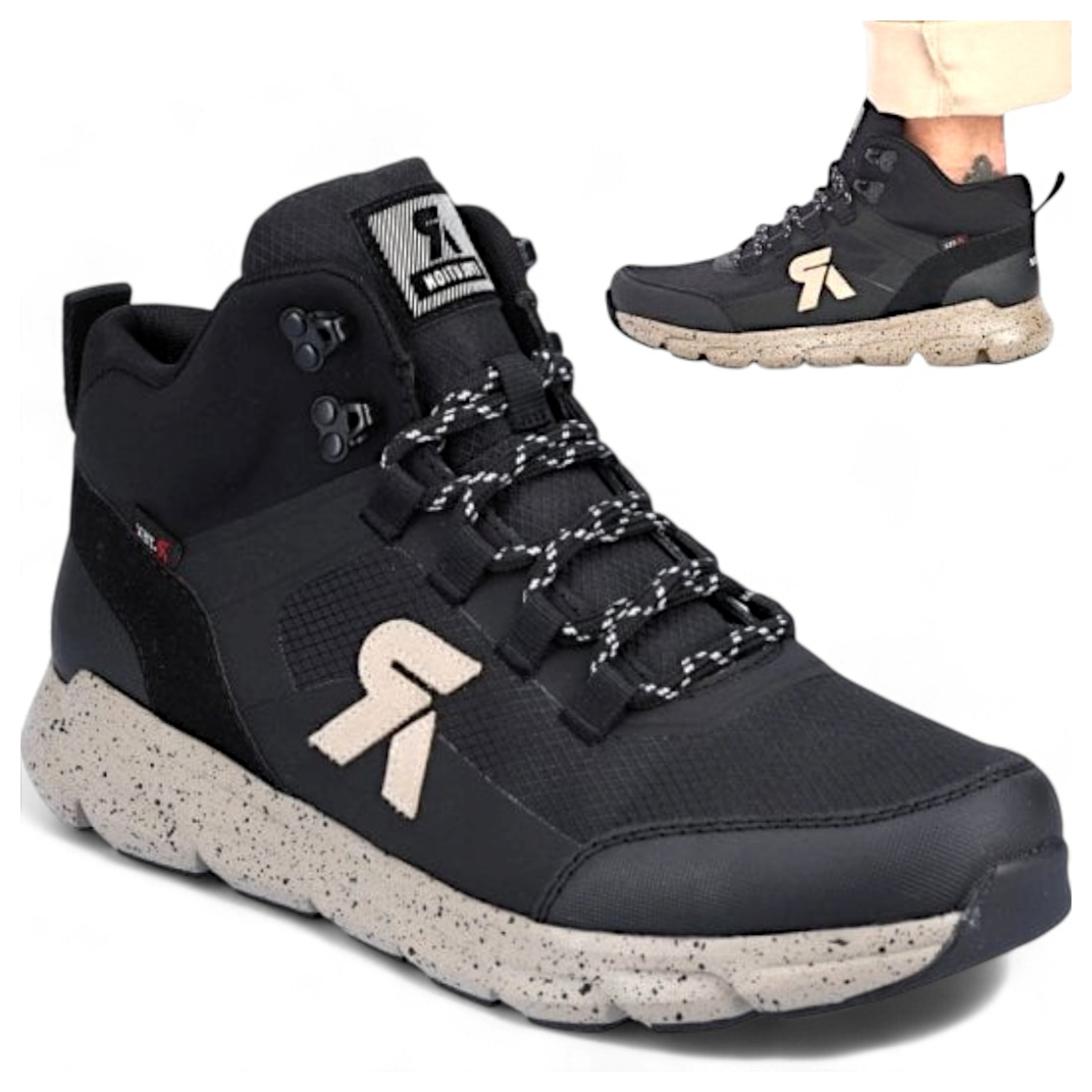 Rieker 41 Pánské podzimní sportovní voděodolné trekové boty