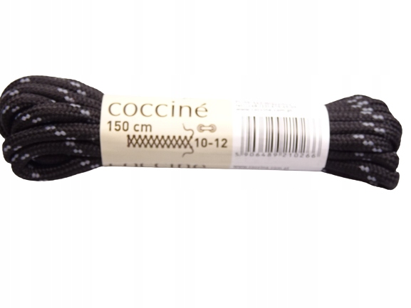 

Sznurowadła sznurówki 150 cm czarno szare