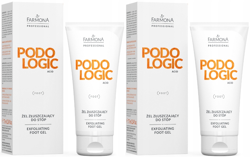 2 x Podologic Acid Gel gel na nohy Barva pokožky Vyhlazení 75 ml