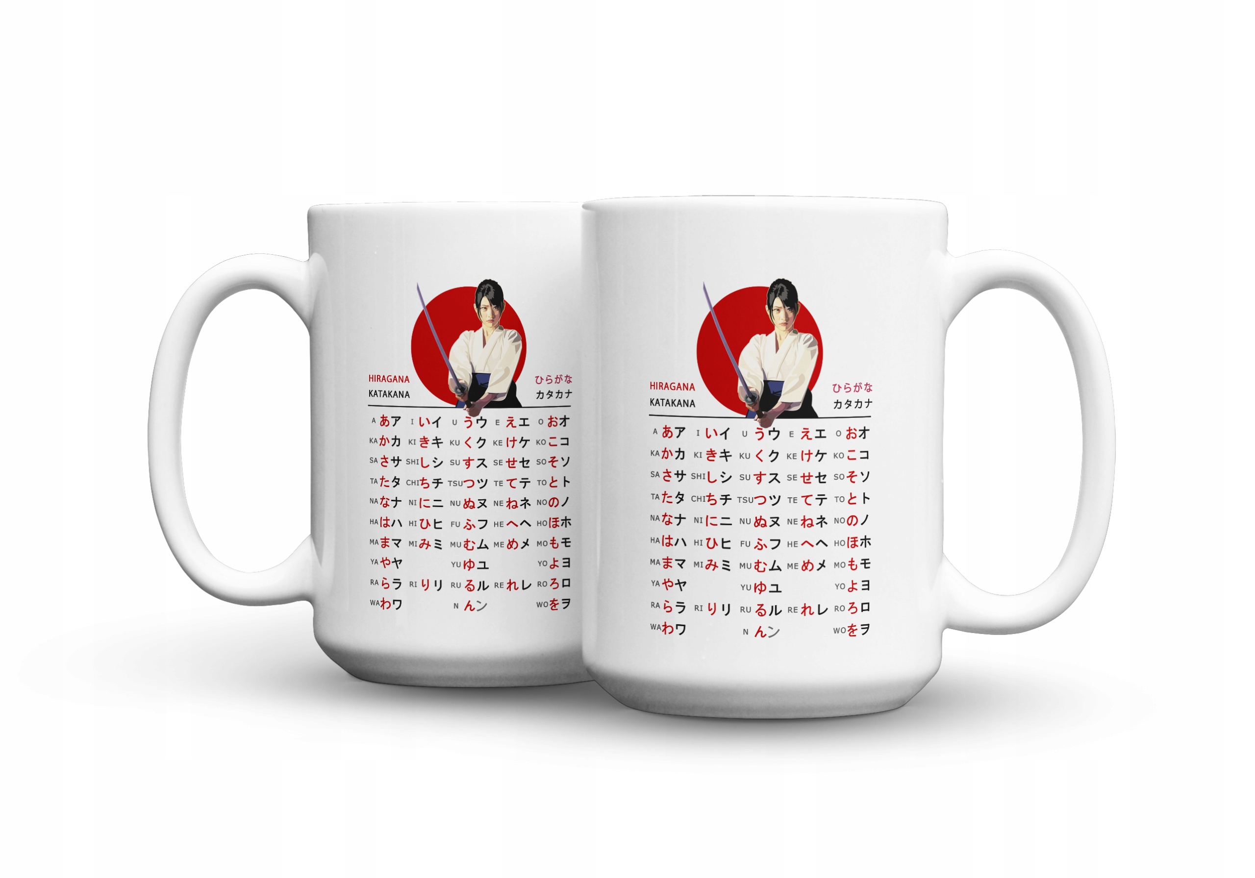 

Kubek 450 ml Anime Komiks Hiragana Katakana